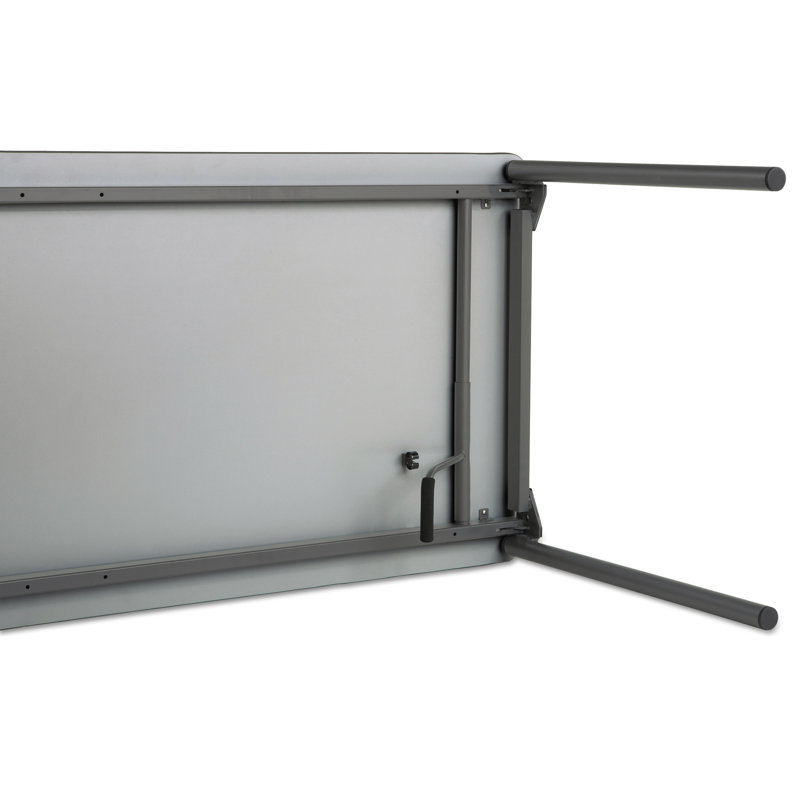 Table pliante rectangulaire 72'', Gris, H 29,5 po x l 60 po x P 18 po