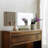 Elegant Walnut Wall Mirror, 47.2 x 15.7 x 0.9 inches | 100% MDF Construction, Horizontally & Vertically Adjustable | Assembled, Solid Color Design | Perfect for Home Decor, Entryways, and Living Spaces-1272799945