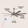 66'' Ceiling Fan with LED Lights