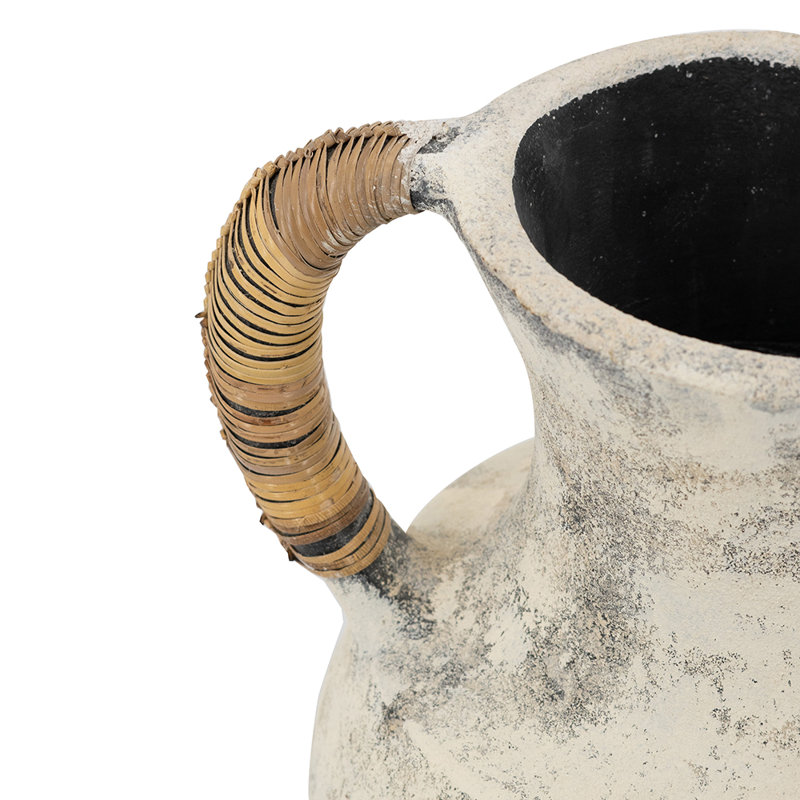 Vase en terre cuite 11 x 9,5 x 14 po