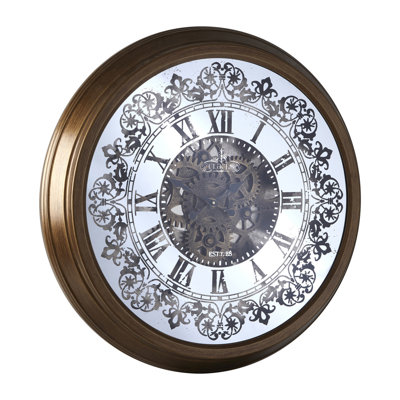 Portland Metal Wall Clock