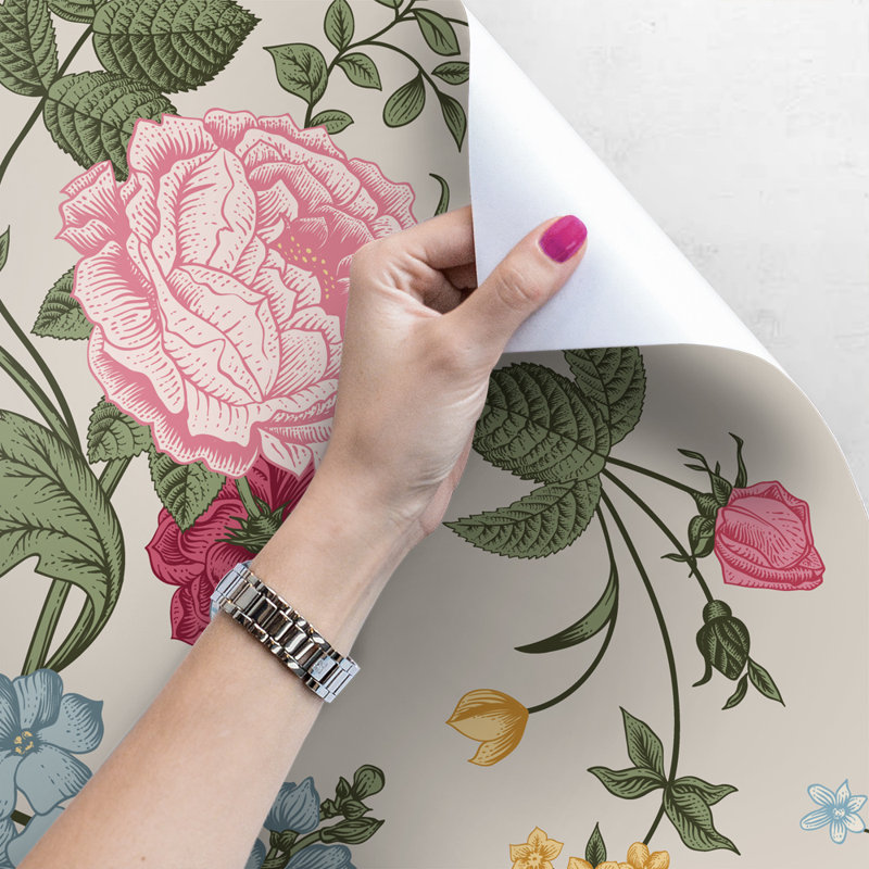 Brigit Matte Peel and Stick Mural, 312 x 219cm