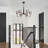 6 - Light Metal Tradition/Classic Dimmable Chandelier