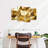 " Golden Abstract " 4 - Pieces-314564824