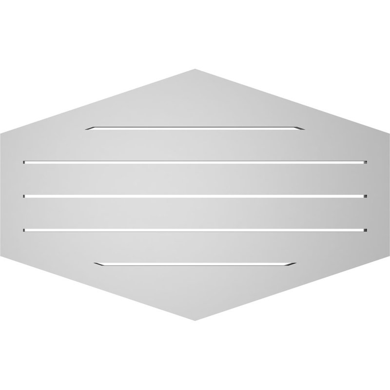 Pente verticale verticale en uréthane 4 pi, H 22 po x l 34 po x P 1,5 po