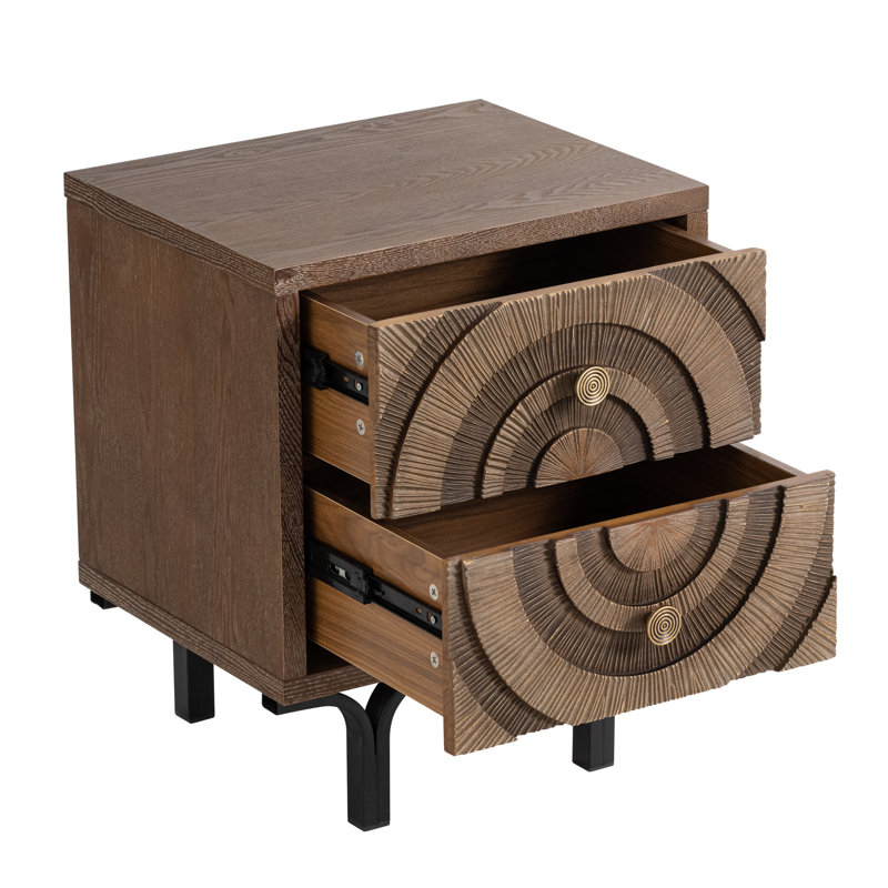 Table de chevet 18 tiroirs 18,9 po