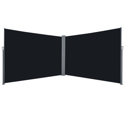Manual Retraction Side Awning in Beige
