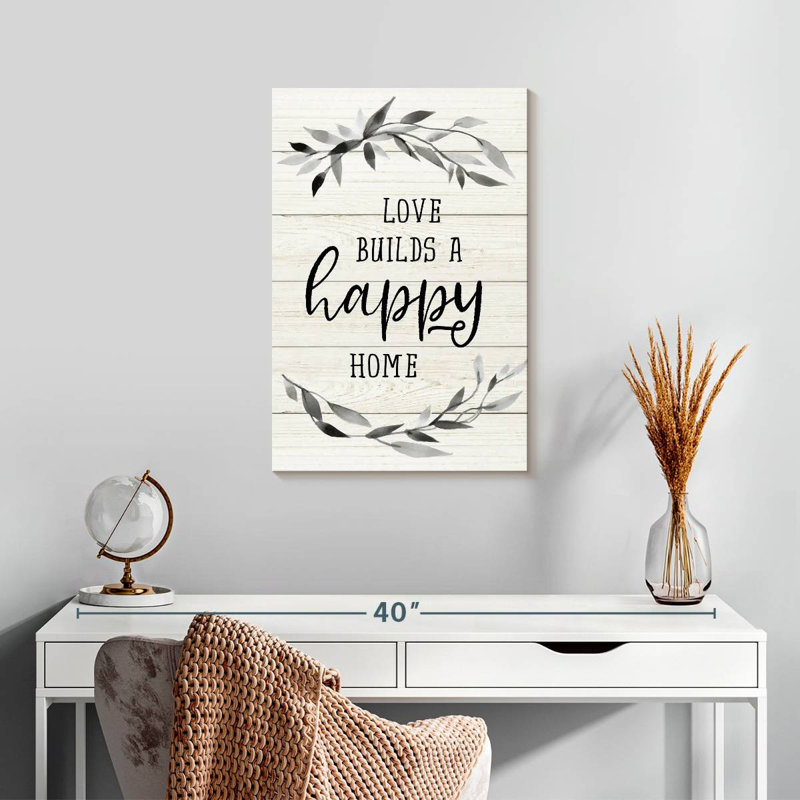 Plaque murale Kema Love Builds II, H 24 po x l 16 po