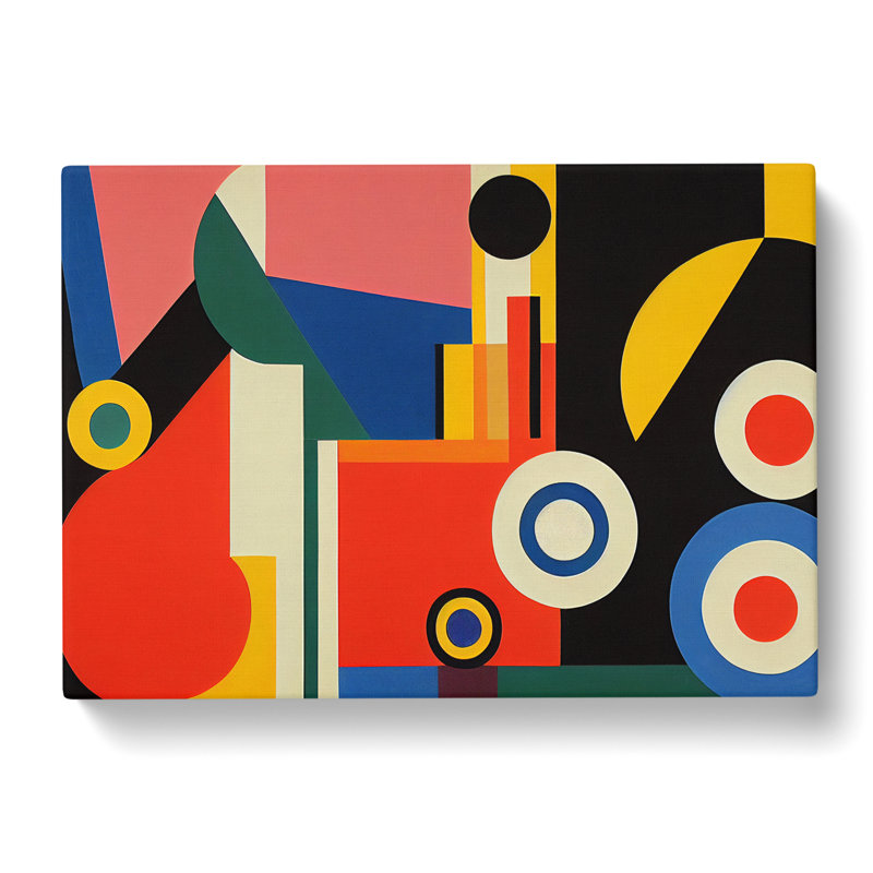 Bauhaus Abstract Vol.1 - Wrapped Canvas Print, 35cm H x 50cm W x 3cm D