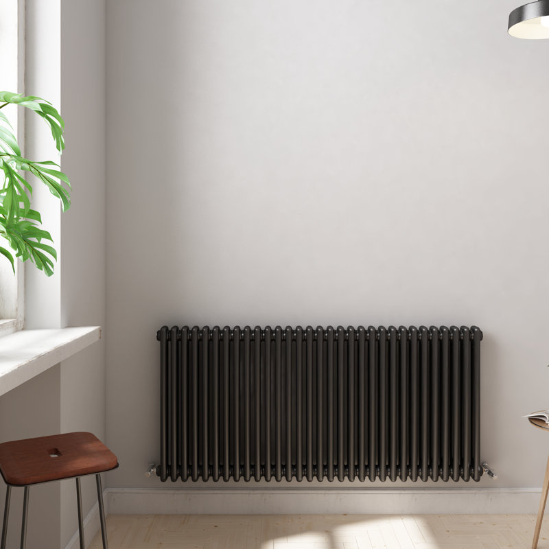 iBathUK Anthracite Radiator-Grey, 2, 600cm H x 1415cm W x 70cm D