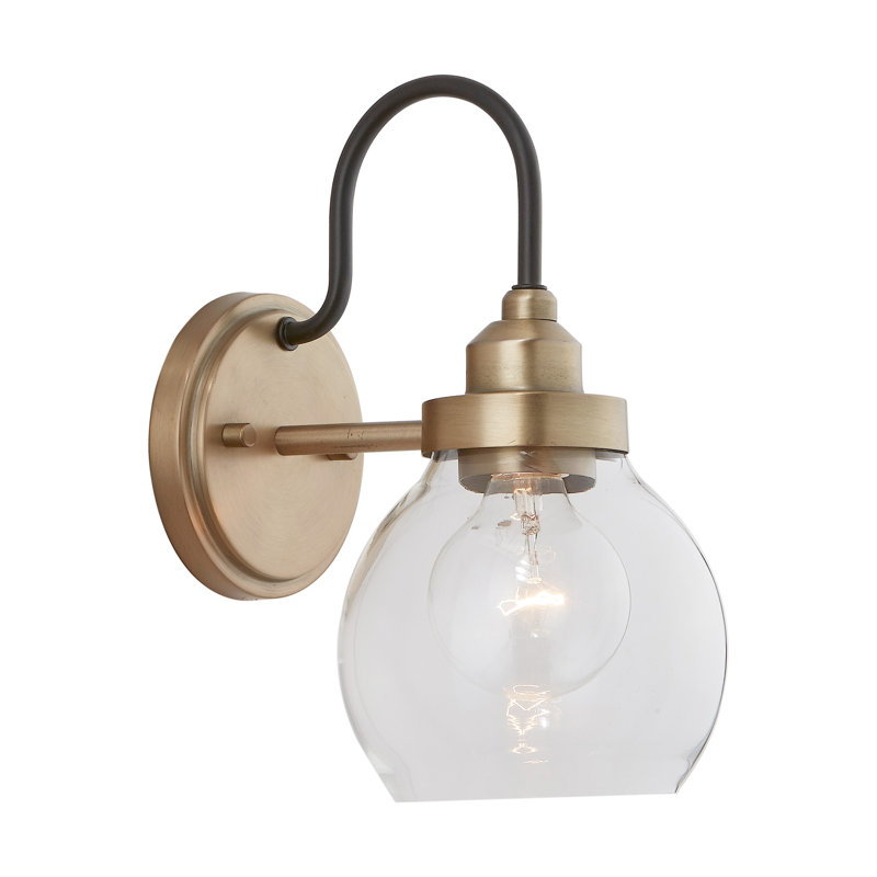 Armed Sconce, Brass
