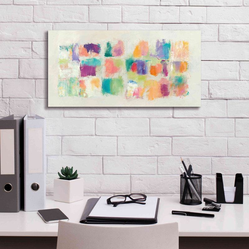 «Popsicles Horizontal» par Mike Schick, reproduction sur toile tendue, H 12 po x l 24 po x P 0,75 po