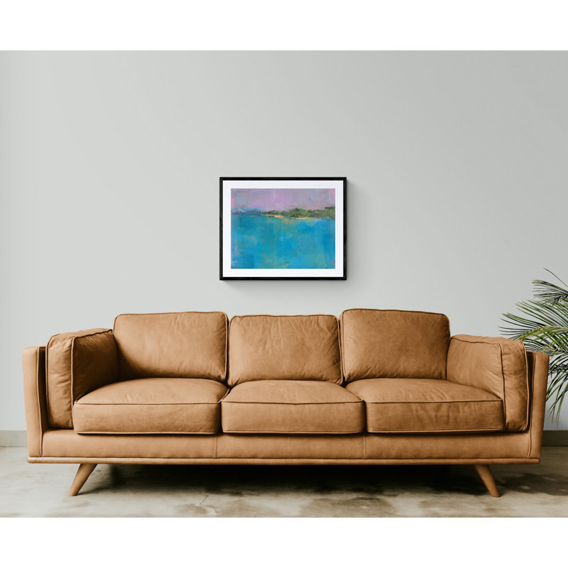 «Vermont Pond» par Jacque Gouveia - photographie, Papier avec cadre noir, H 25,25 po x l 31,25 po x P 0,88 po, Blanc