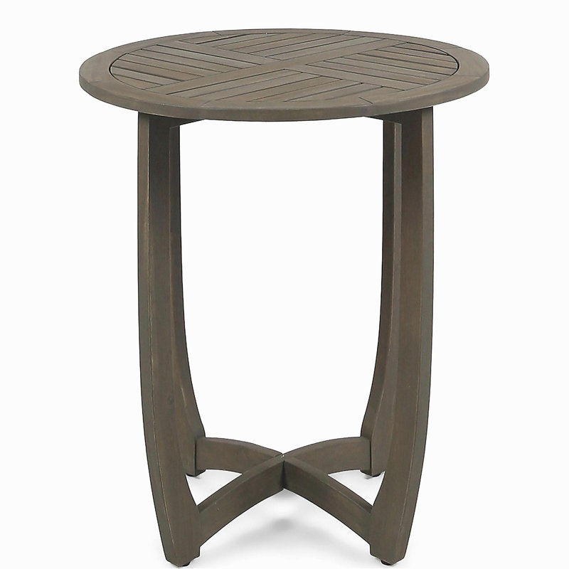 Table circulaire en bois de 27,5 po Hermosa