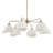 Uttermost Biddeford 6 Light White Beaded Pendant