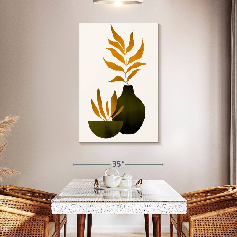 Harnek fleurs d'automne I, H 48 po x l 32 po