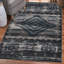 Tapis gris et bleu Miche Wabun-20318801