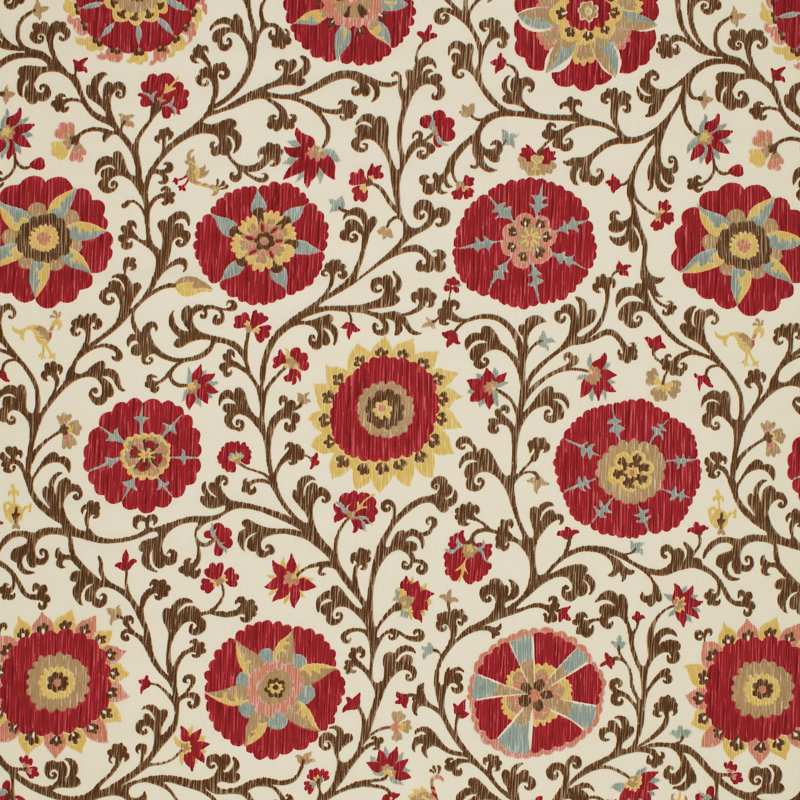 Tissu imprimé brodé Fergana, Prusse