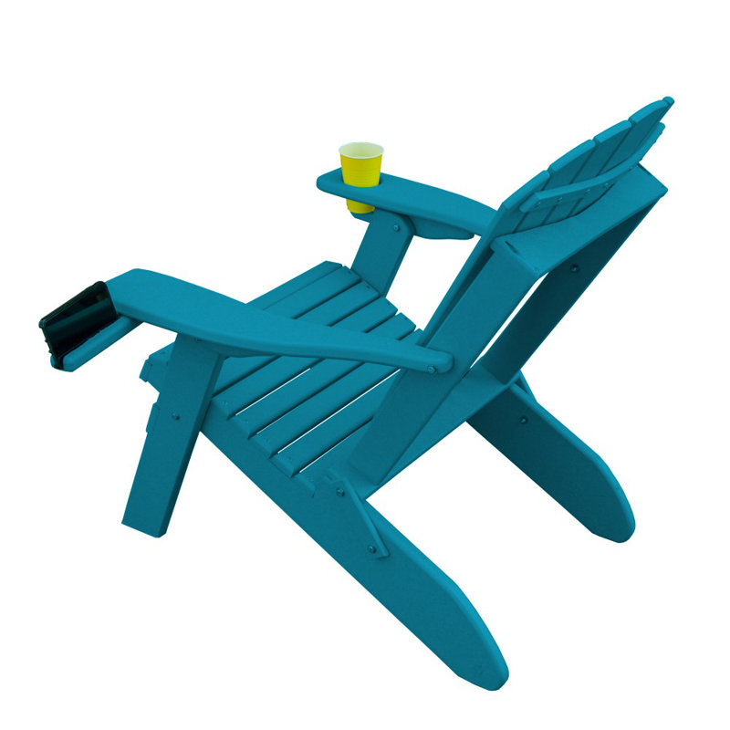Dermando Foldable Outdoor Adirondack Chair, Aruba