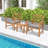 Rafiel Wood 2 - Person Patio Conversation Set with Cushions-1197628427