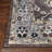 Flara Floral Geometric Border Washable 100% Indoor Area Rug-119665148