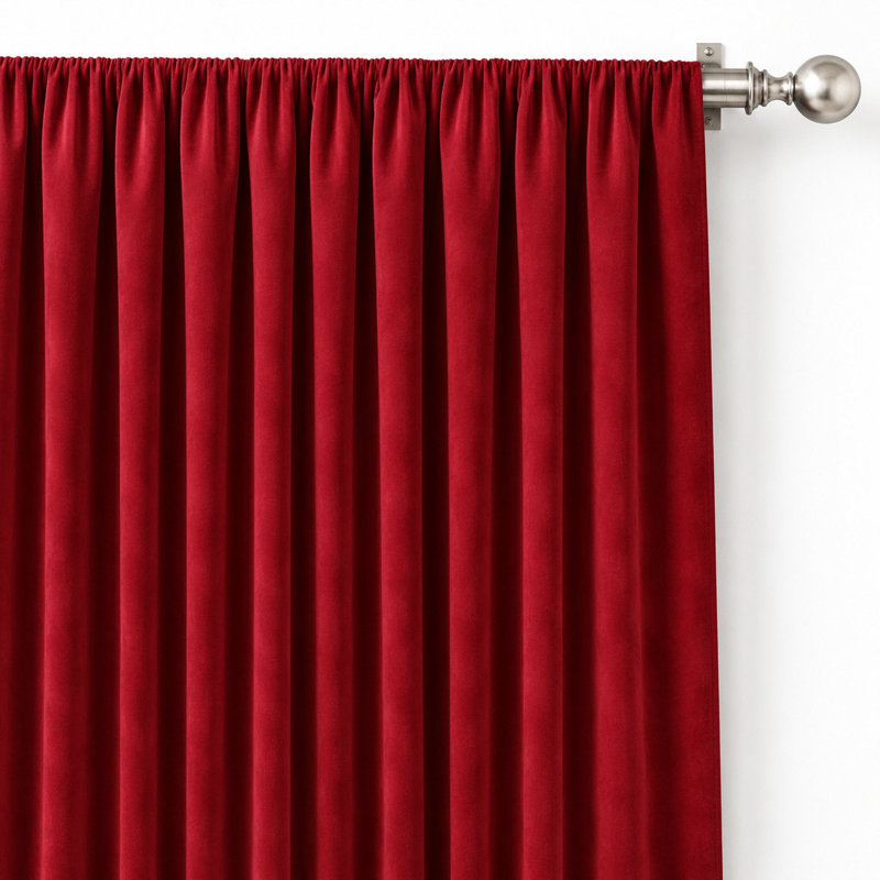 Solid Velvet | Velluto Fabric, Cranberry