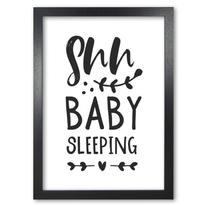 Shh Baby Sleeping - Print