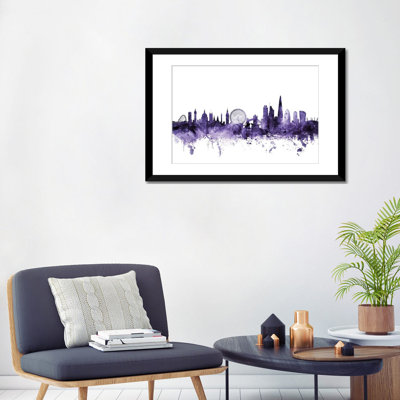 «London, England Skyline I» par Michael Tompsett, impression sur toile tendue