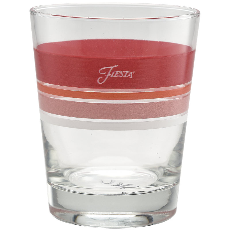 Fiesta Sunset Horizon Edgeline Glass , 15-Ounce DOF Glass