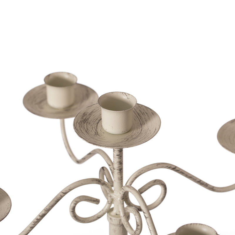 Bougeoir de table en acier inoxydable