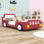 Lit plateforme simple avec roulettes Amarionna-428140218