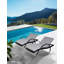 Ensemble de chaise longue avec coussin Willora-168324340