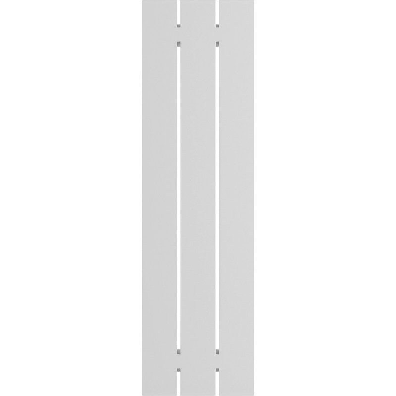 Volets en PVC True Fit à trois planches espacées, Déferlement de l'océan, H 47 po x l 17,125 po x P 0,625 po