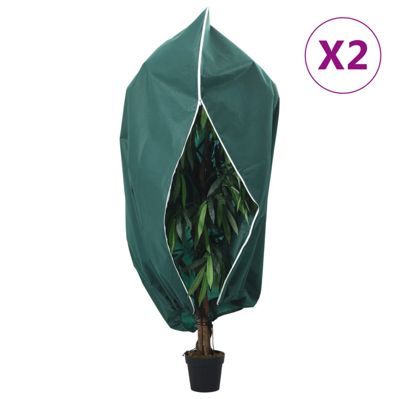 Braecklein Plant Fleece Cover, Green