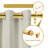 Keneil 1 Inch Curtain Rod with Aluminum Finials, adjustable telescoping heavy duty Drapery Rod for residential and commercial（set of 2)-2001035586-2001035588