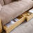 Convertible Sleeper Sofa Couch, Multifunctional Double Folding Bed With Storage Ottoman, Sofa Arm, And Drop-Down Table For Living Rooms And Offices-2142835455
