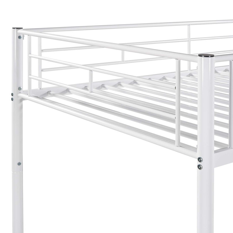 Lit superposé en métal, Blanc