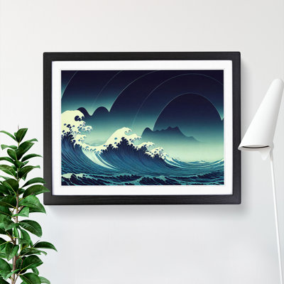 Japanese Wave Art Vol.1 - Single Picture Frame Print
