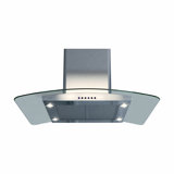 36" 600/395 CFM Convertible Island Range Hood in Stainless Steel