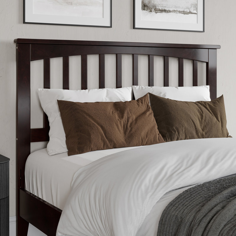 Huntsville Solid Wood Slat Headboard, Espresso, Full