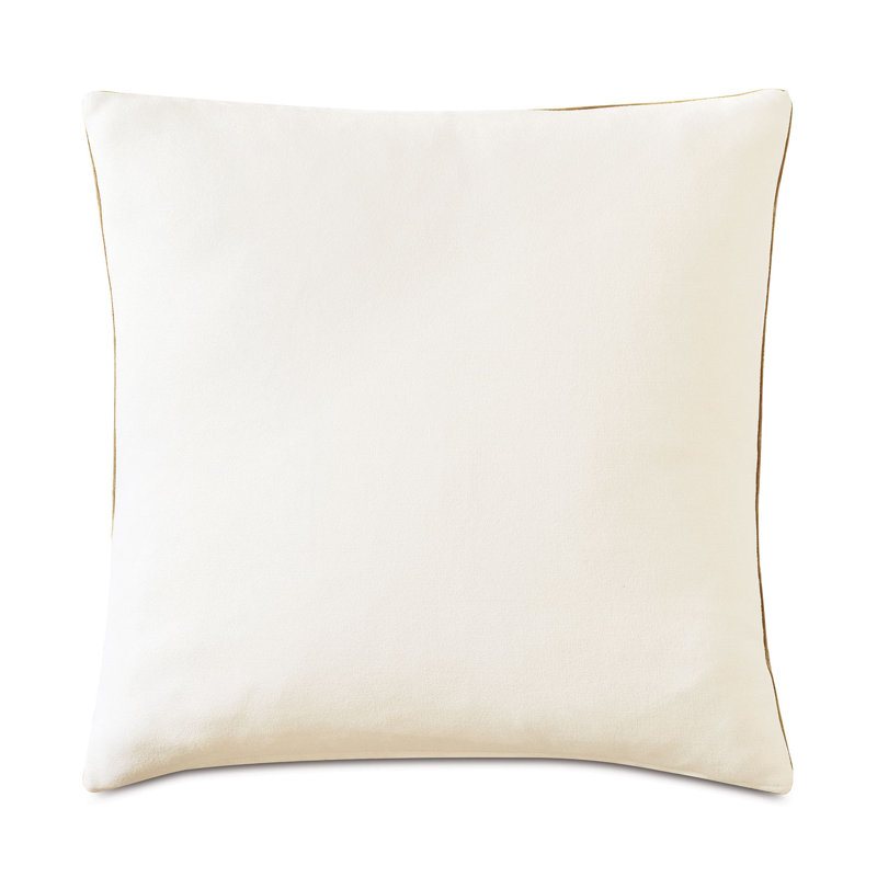 Medara Appliqued Throw Pillow, Faux Down
