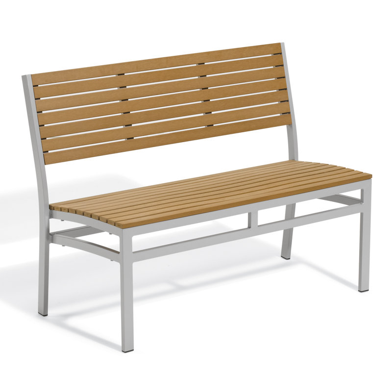 Travira Garden Bench, Tekwood Natural