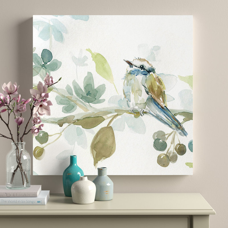 Spring Melody III - Peinture, H 32 po x l 32 po, Toile tendue, Sans cadre
