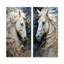 Luscious Horse Fantasy I - ensemble d'art mural en métal cheval-384123356