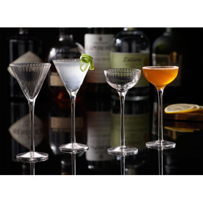 Artura 4 Piece, 2 x 2.5 oz. and 2 x 2 oz. , Crystal Glass/Shooter Set