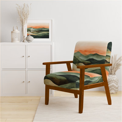 Chaise rembourrée Desert - Fauteuil Burnt Sage Horizon III