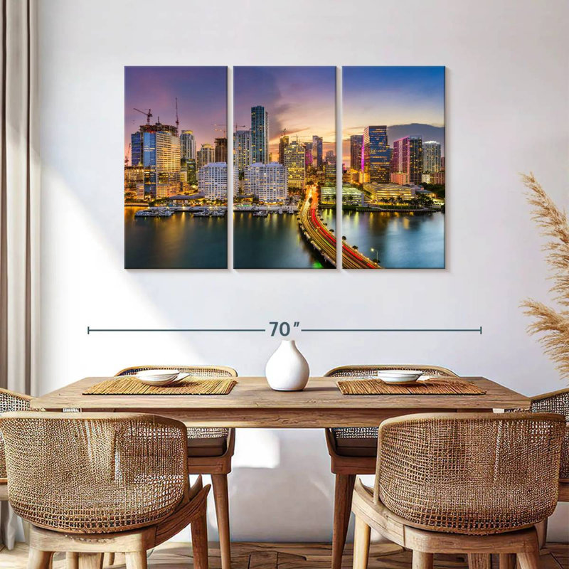 Horizon de Sirci à Miami, H 36 po x l 57 po