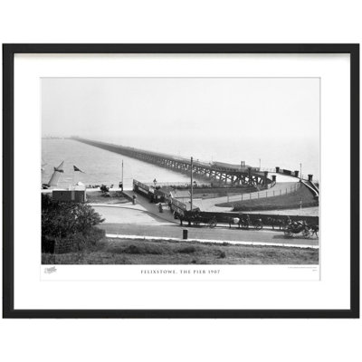 Felixstowe, the Pier 1907 1 Piece Single Picture Frame Wall Art