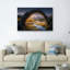 Ensemble de 1 tableau sur toile représentant une arche de montagne-130026735-130026732