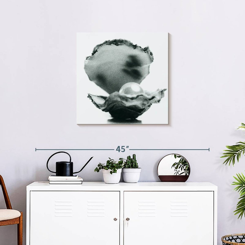 Perle d'huître monochromatique Brampt, H 10 po x l 10 po